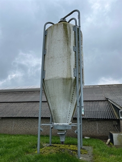 Begagnad "Eurosilo" glasfibersilo, 20 m3.